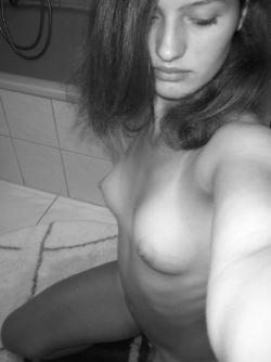 Slim girl in bathroom 1/106