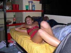 Hot teen shows on bed 16/35