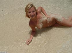 Blond nude on the beach 11/16