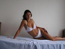 Brenda - amateur wife in white undies 11/12