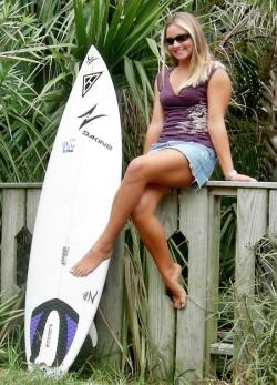 Giselle - amateur blonde surfer teen in her undies 2/29