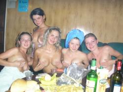 Amateur girls party in the sauna 27/51