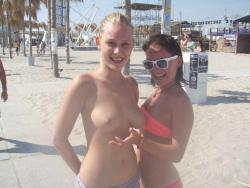 Nude or topless girls together with clothed girls 10/26