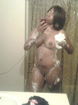 Soapy black girl 2/9