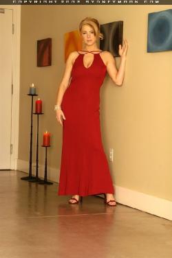 Red evening gown 5/20