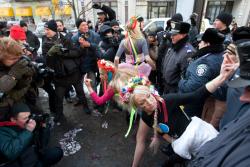 Satin panties - femen ukraine 8/9