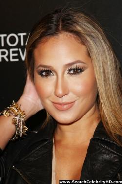 Adrienne bailon flashing the see-through dress 10/35