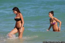 Aida yespica thong bikini candids in miami 6/14