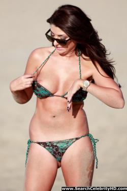 Brittney jones stated bikini candids and revealing some nips 1/17