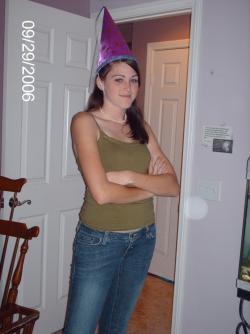 Brunette teen posing for her boyfriend 10/65