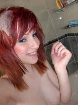 Pikotop - skinny teen posing in bathroom - redhead 11/25