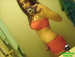 A busty teen bombshell took some sexy selfpics  10/65