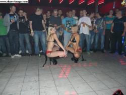 Party girls in club - striptease at party 1/10