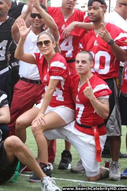 Jennifer lopez – charity football game in puerto rico 1/13