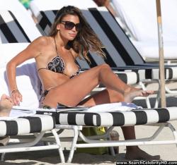Claudia galanti topless bikini candids on beach in miami - celebrity 30/61