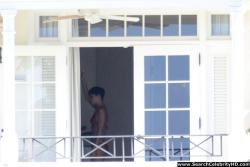Rihanna naked ass and topless boobs candids through her balcony window - celebrity 37/40