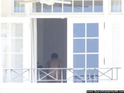 Rihanna naked ass and topless boobs candids through her balcony window - celebrity 36/40