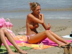 Amateur girls on beach 23 19/72