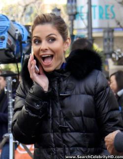 Maria menounos on extra in los angeles - celebrity 5/13