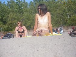 Amateur girls on beach 14 7/55