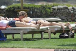 Bar refaeli - bikini nipslip candids in porto cervo - celebrity 2/21