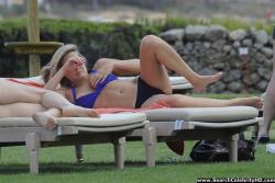 Bar refaeli - bikini nipslip candids in porto cervo - celebrity 7/21