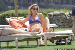 Bar refaeli - bikini nipslip candids in porto cervo - celebrity 10/21