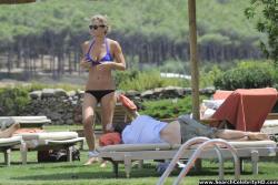 Bar refaeli - bikini nipslip candids in porto cervo - celebrity 12/21