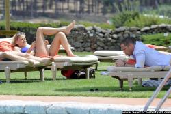 Bar refaeli - bikini nipslip candids in porto cervo - celebrity 20/21