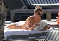 Alessandra ambrosio - bikini candids in st. barts - celebrity 14/17