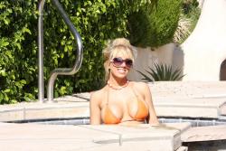 Heather summers blonde babe in micro sheer bikini(15 pics)