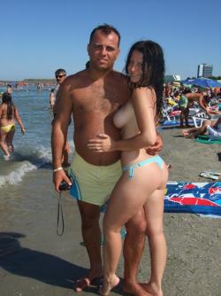 Romanian girl on the beach 18/19