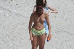 Topless girls on the beach - 155 - young tits 35/49