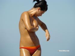 Topless girls on the beach - 292 11/49