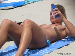 Topless girls on the beach - 224 - small tits 31/56