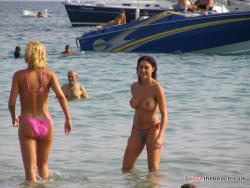 Topless girls on the beach - 034 7/47