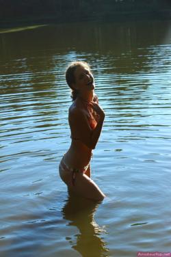 Sweet girlfriends make hot pictures at the lake 12/39