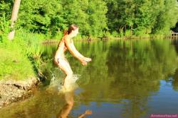 Sweet girlfriends make hot pictures at the lake 30/39