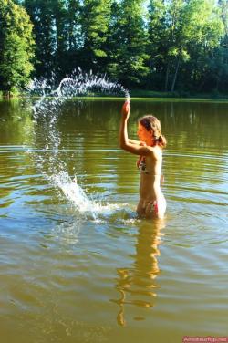 Sweet girlfriends make hot pictures at the lake 32/39