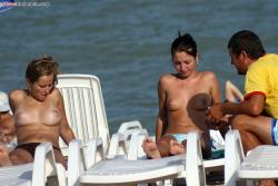 Topless girls on the beach -  007 24/47