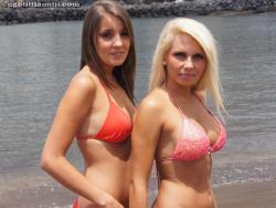 Beach - leigh and shawna 1 7/66