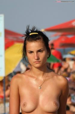 Topless girls on the beach -  008 33/47