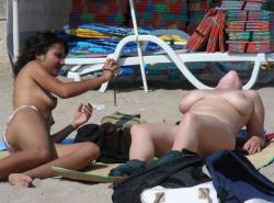 Topless girls on the beach - 286 - big tits 36/49