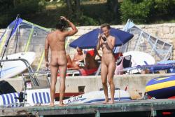 Nudist horny couple taking pictures 7/23
