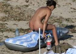 Nude girls on the beach - 254 - small tits 44/45