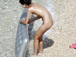 Nudist inflatable mattress nudist girl 5/14