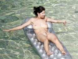 Nudist inflatable mattress nudist girl 13/14