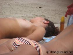 Topless girls on the beach - 160 49/49