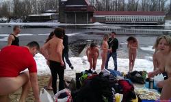 Horny students group makes hot pictures in winter 21/39