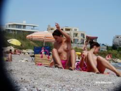 Topless girls on the beach - 232 11/47
